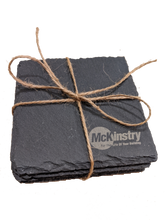 Load image into Gallery viewer, Custom Engraved Slate Coasters - Set of 4