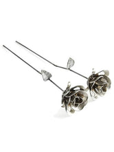 Load image into Gallery viewer, Two Metal Roses - Recycled Metal