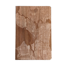 Load image into Gallery viewer, Wooden Notebook - City Map