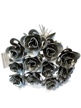 Load image into Gallery viewer, Dozen Metal Roses - Recycled Metal