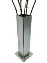 Load image into Gallery viewer, Half Dozen Metal Roses and Vase - Recycled Metal