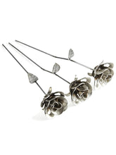 Load image into Gallery viewer, Three Metal Roses - Recycled Metal