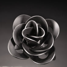 Load image into Gallery viewer, Matte Black Immortal Rose, Recycled Metal Rose