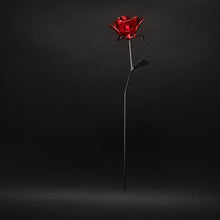 Load image into Gallery viewer, Red and Black Immortal Roses, Recycled Metal Roses