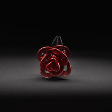 Load image into Gallery viewer, Red and Black Immortal Roses, Recycled Metal Roses