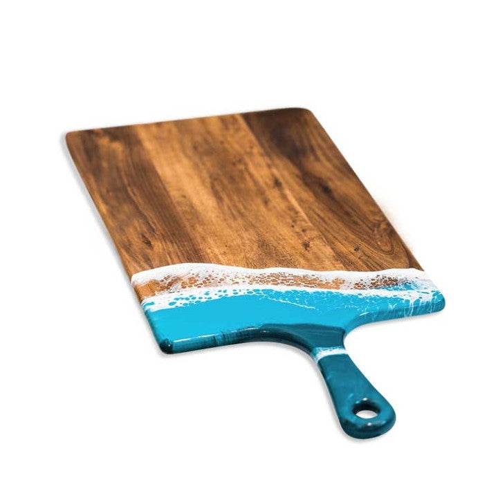 Large Wood Cheese Board with Resin