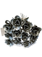 Load image into Gallery viewer, Dozen Metal Roses - Recycled Metal
